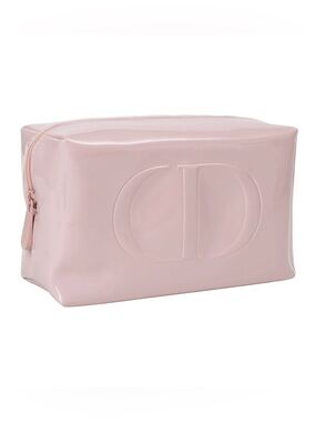 Dior Light Pink Patent leather Cosmetics bag